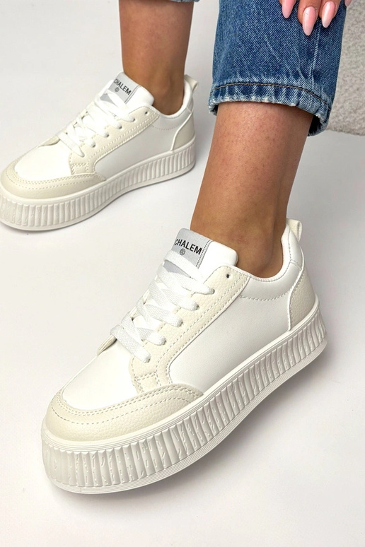 Baltie sporta apavi platformā Solange