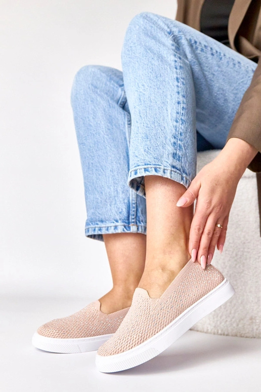 Rožainie tekstila sporta apavi ar...