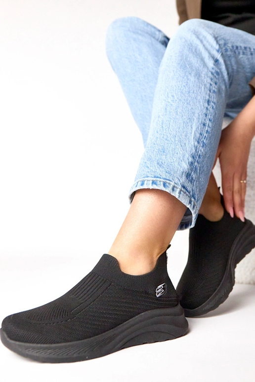 Melnā tekstila sporta apavi bez...