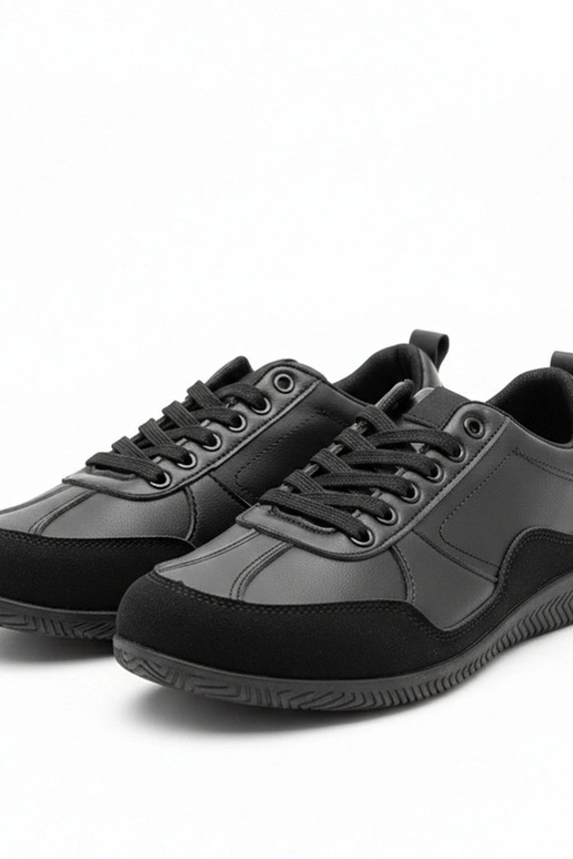 Melnā vīriešu sporta apavi Leon