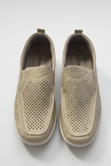 Smilšu krāsas perforētie... 2