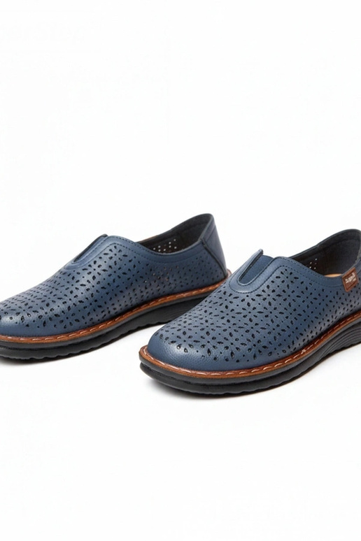 Tumši zili caurspīdīgi puszābaki Rosa