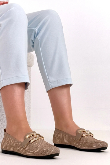 Brūni mokasīni, rotāti ar...