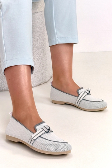 Baltas auduma balerīnas ar... 2