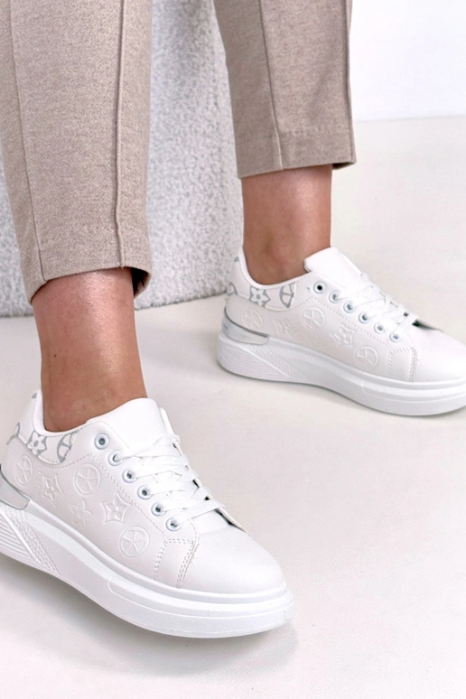 Balti sporta apavi ar tišnējumu Peyton