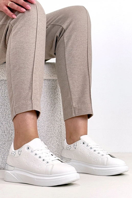 Balti sporta apavi ar tišnējumu Peyton