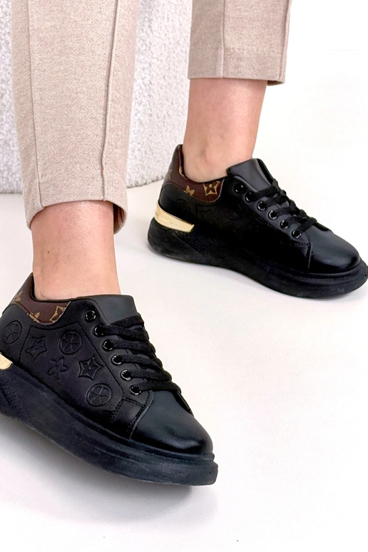 Melni sporta apavi ar tišnējumu Peyton