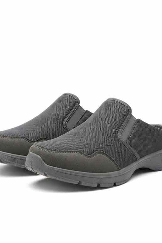 Pelēki vīriešu zemi sporta apavi bez...