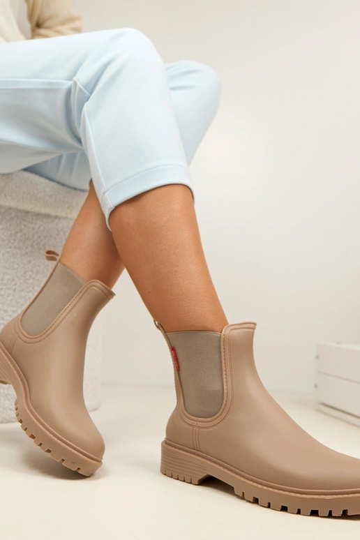 Tumši smilšu gumijas zābaki Alba