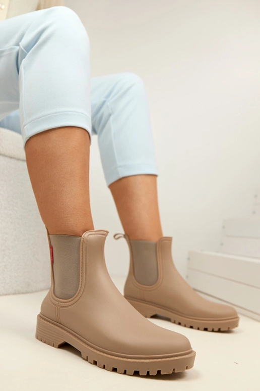 Tumši smilšu gumijas zābaki Alba