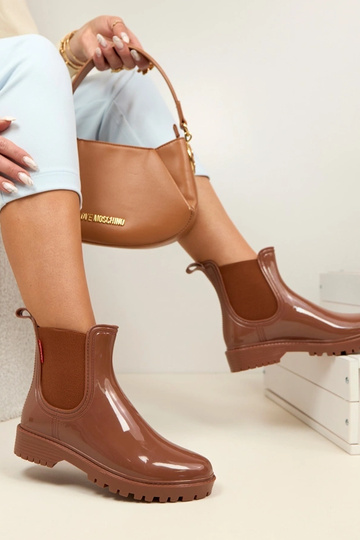 Brūni gumijas zābaki Alba