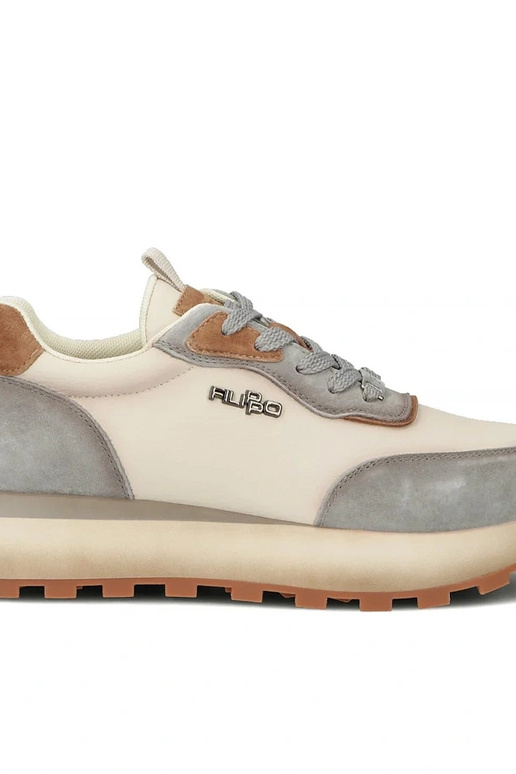 Smilšu ādas apavi uz platformas Filippo