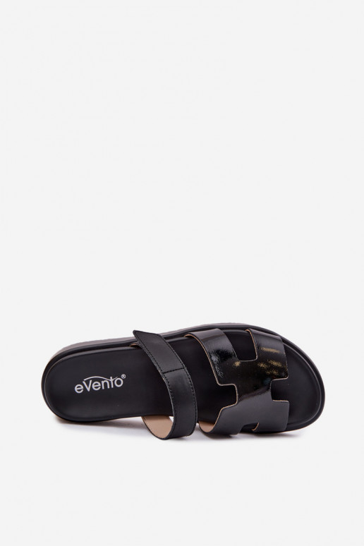 Čibas no dabīgas ādas Sieviešuar lipīgām aizdarēmem melnas krāsas Lemela