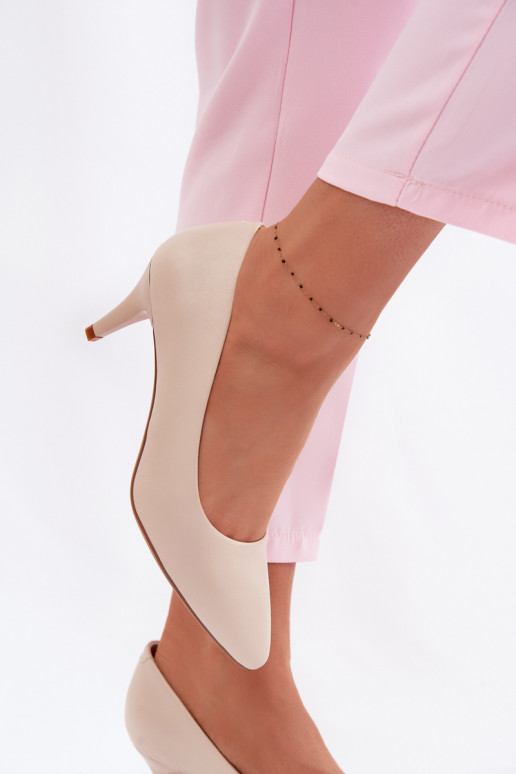 Kurpes no eko ādas Sergio Leone 1379 Ziloņkaula krāsas