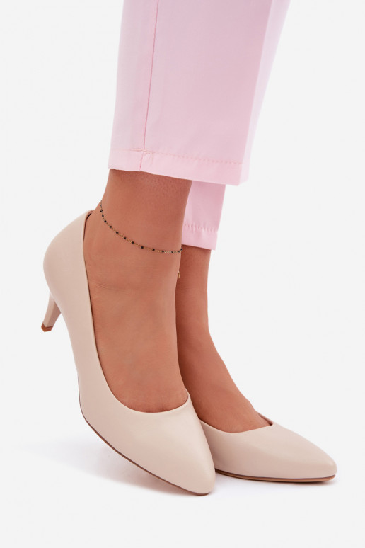 Kurpes no eko ādas Sergio Leone 1379 Ziloņkaula krāsas