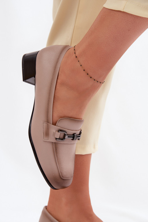 Āda apavi Sieviešu Klockā ar ornamentiem Vinceza 39978 smilšu krāsas