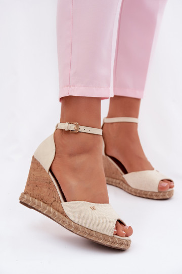 Sieviešu basenes ar platformu Ar bizi INrangler 20261086.06V Ziloņkaula krāsas 2