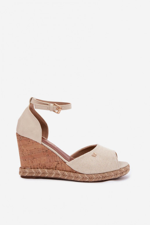 Sieviešu basenes ar platformu Ar bizi INrangler 20261086.06V Ziloņkaula krāsas