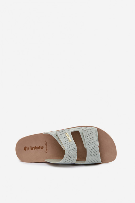 sieviešu čības INBLU AG000015 Zaļas krāsas