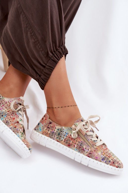 Ažūrs apaviIeslēgtsturalnego zamšādasu Dažādu krāsu Kamelia