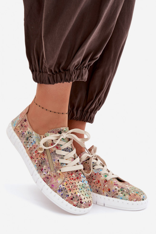 Ažūrs apaviIeslēgtsturalnego zamšādasu Dažādu krāsu Kamelia