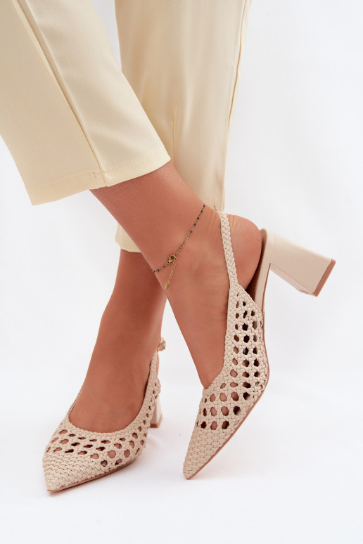 ar rakstiem Sieviešu basenes smilšu krāsas Kedira