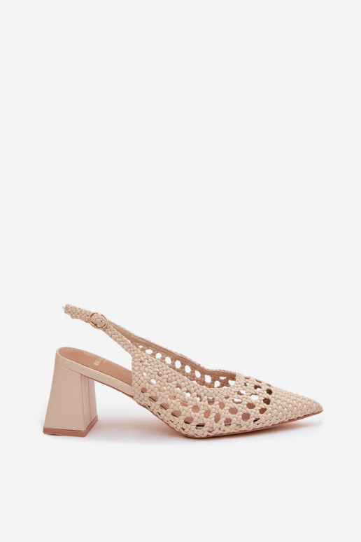 ar rakstiem Sieviešu basenes smilšu krāsas Kedira