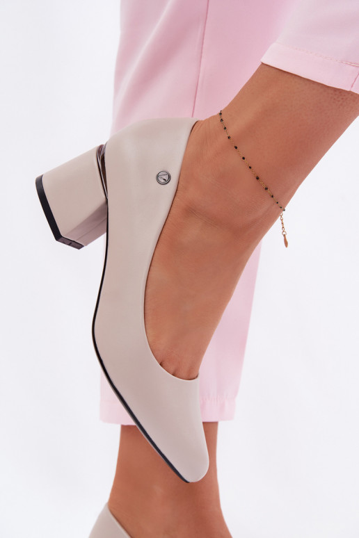 Kurpes ar papēdi Vinceza 62292 Pelēkas krāsas