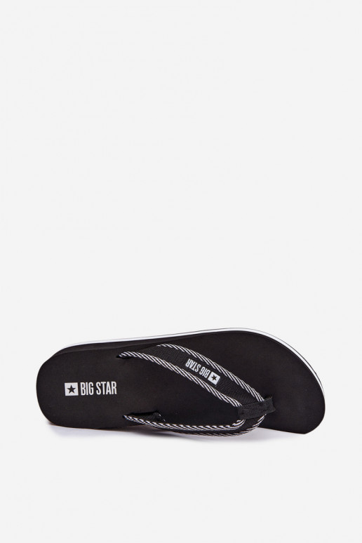 Čības modernas iešļūcenes Sieviešu ar platformu Big Star NN274A727 melnas krāsas