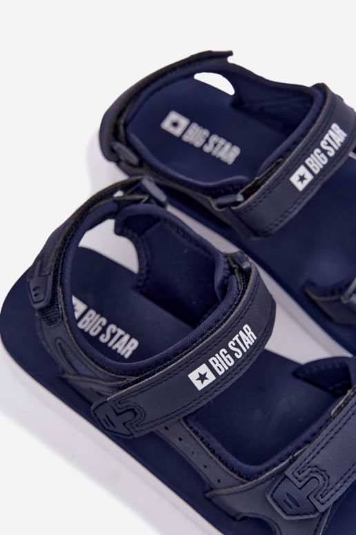 Sieviešu Sportiska stila sandales ar platformu Big Star LL274792 tumši zilas krāsas