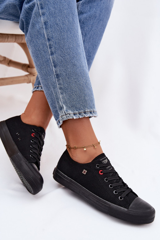 sieviešu puszābaki Big Star T274032 melnas krāsas