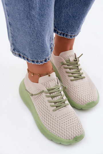 Auduma sporta apavi Sieviešu smilšu krāsas Helinae