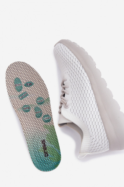 Auduma sporta apavi Sieviešu baltas krāsas Helinae