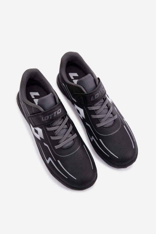 apavi Bērnu apavi Jaunatne LOTTO KOBALTO 2601520 Melns-Pelēkas krāsas