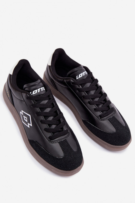 Sneakers modeļa apavi Unisex LOTTO VINTAL 2400250U melnas krāsas