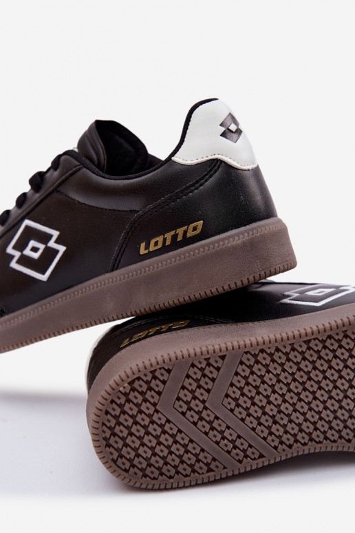 Sneakers modeļa apavi Unisex LOTTO VINTAL 2400250U melnas krāsas
