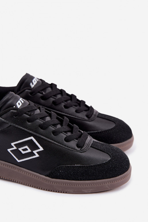 Sneakers modeļa apavi Unisex LOTTO VINTAL 2400250U melnas krāsas