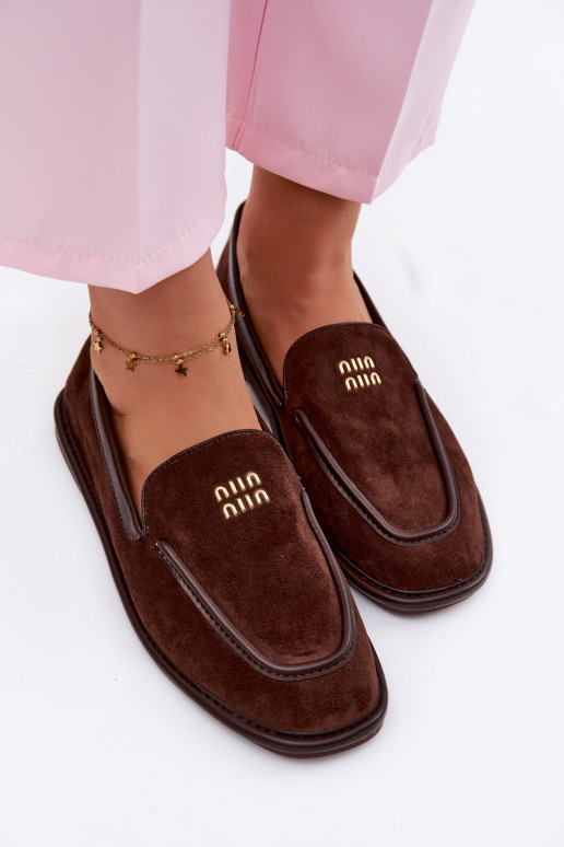 zempapēžu sieviešu mokasīniLamóInką Vinceza 62271 CzekoladoIne