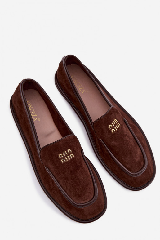 zempapēžu sieviešu mokasīniLamóInką Vinceza 62271 CzekoladoIne