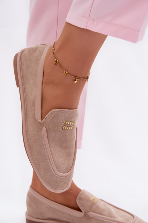 zempapēžu sieviešu mokasīniLamóInką Vinceza 62271 smilšu krāsas