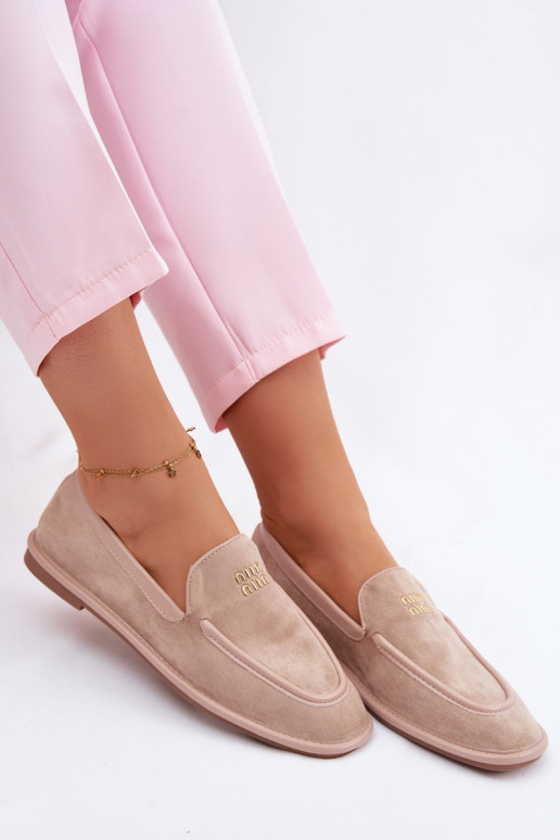 zempapēžu sieviešu mokasīniLamóInką Vinceza 62271 smilšu krāsas