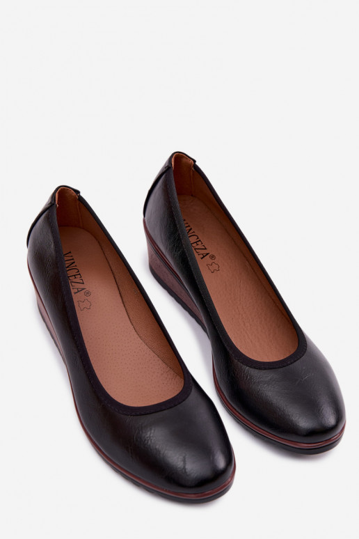 apavi Sieviešu ar platformu Vinceza 58628 melnas krāsas