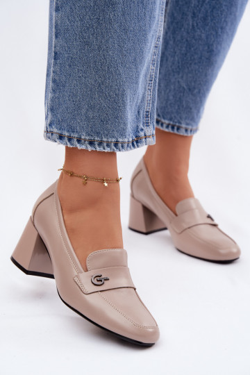 Āda apavi Sieviešu ar papēdi Vinceza 18119 smilšu krāsas