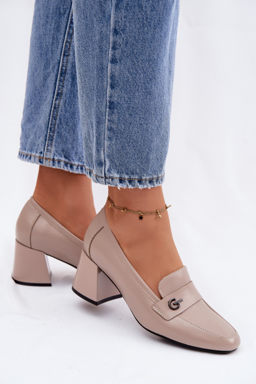 Āda apavi Sieviešu ar papēdi Vinceza 18119 smilšu krāsas