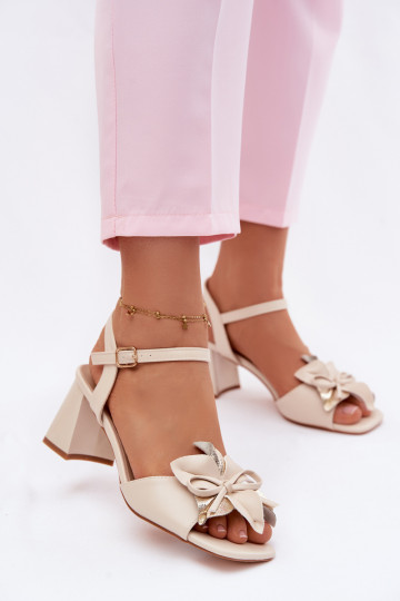 Sieviešu basenes Ar greznu Puķe Vinceza 20283 smilšu krāsas 2