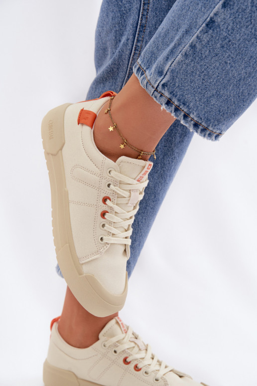 sieviešu puszābaki Big Star NN274445 Memory Foam System smilšu krāsas