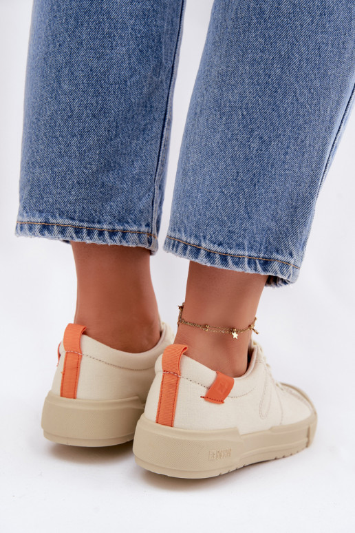 sieviešu puszābaki Big Star NN274445 Memory Foam System smilšu krāsas