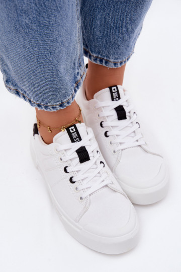 sieviešu puszābaki Big Star NN274444 Memory Foam System baltas krāsas