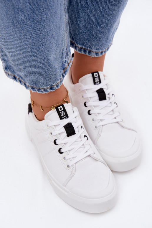 sieviešu puszābaki Big Star NN274444 Memory Foam System baltas krāsas