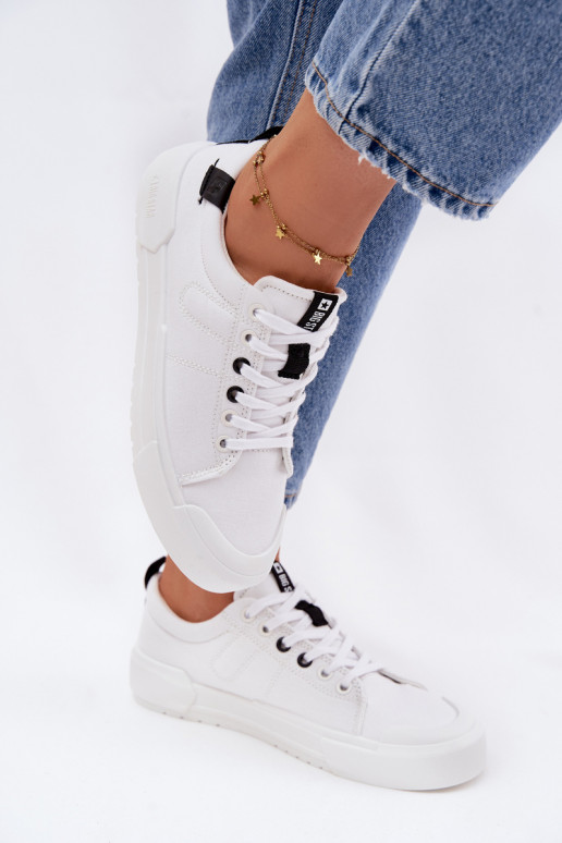 sieviešu puszābaki Big Star NN274444 Memory Foam System baltas krāsas